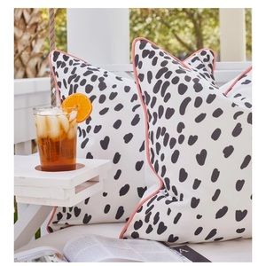 Sewing Down South Modern Antelope Spots Indoor/Outdoor Pillow NWOT